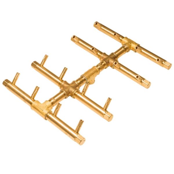 Warming Trends CFBDT160 Double Tree-Style CROSSFIRE 16-Inch Brass Gas Burner Cheap