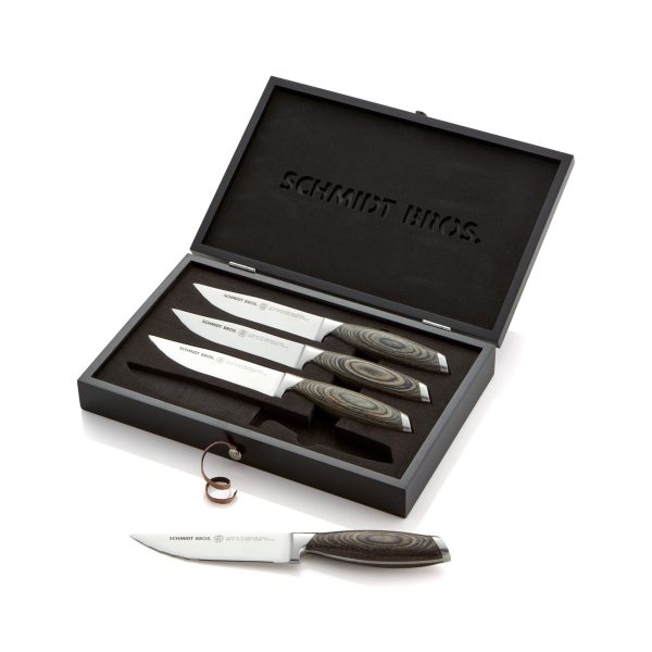 Bonded Ash, 4-Piece Jumbo Steak Knife Set Sale