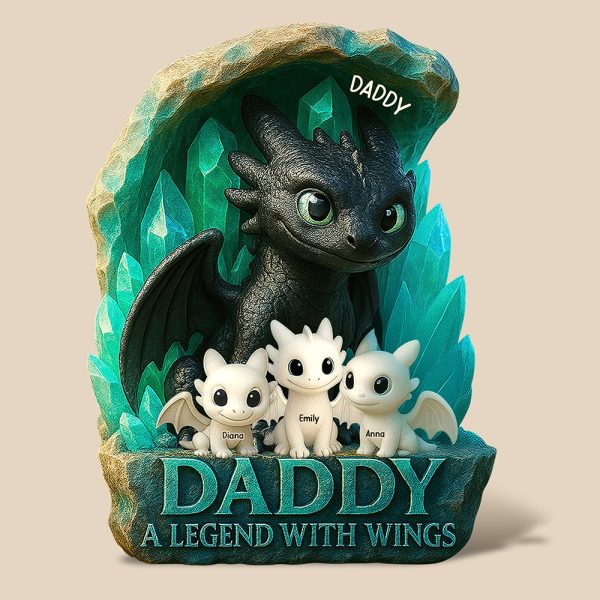 Dad  Family Acrylic Plaque - Personalized Gifts 01tgqn120425 Online - Image 5