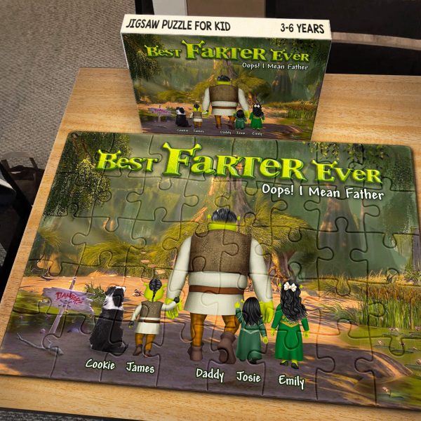 Personalized Gifts For Dad Jigsaw Puzzle 02ACHU200325HH For Sale - Image 3