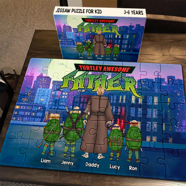 Personalized Gifts For Dad Jigsaw Puzzle Awesome Father 07ACHU200325HA For Sale