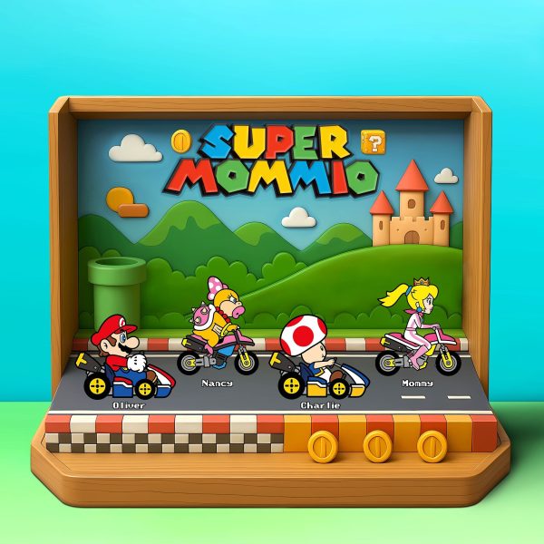 Personalized Gifts For Mom Acrylic Plaque Best Racing Mama 031NATI140425 Online